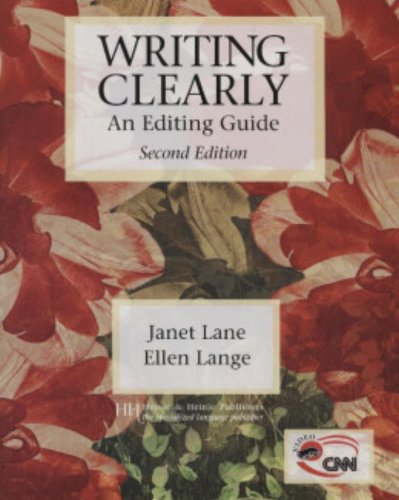 Writing Clearly: An Editing Guide,New