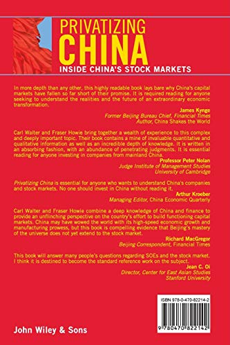 Privatizing China: Inside China's Stock Markets,New