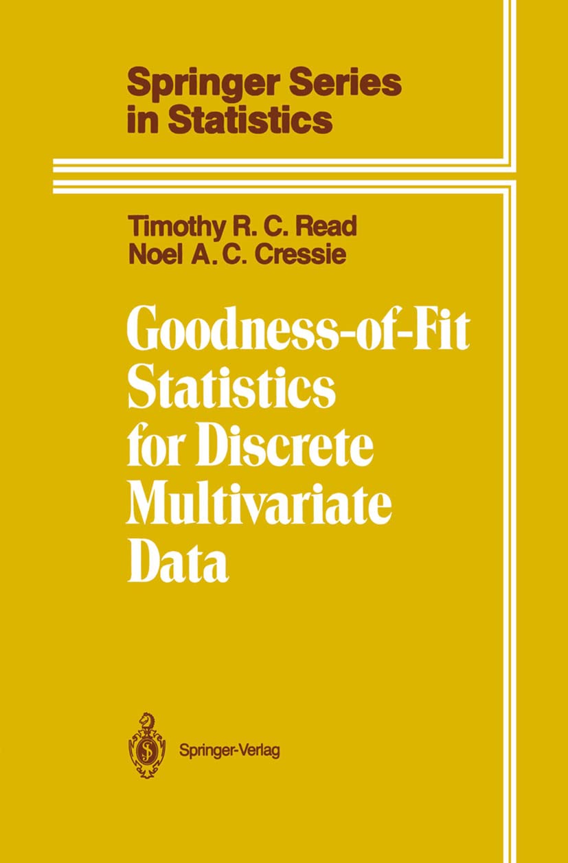 GoodnessofFit Statistics for Discrete Multivariate Data (Springer Series in Statistics),Used