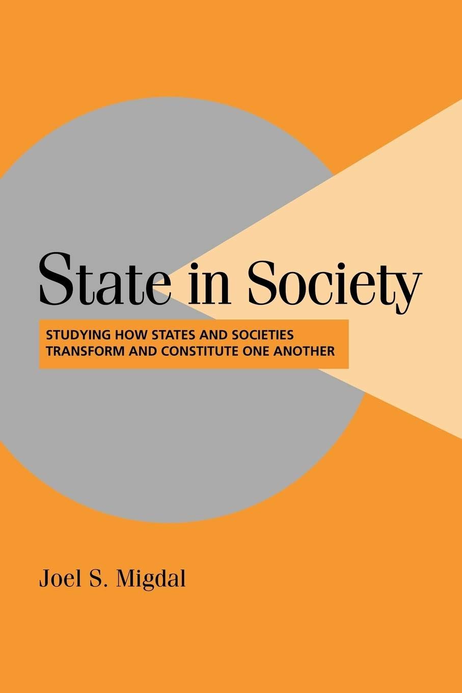 State in Society: Studying How States and Societies Transform and Constitute One Another (Cambridge Studies in Comparative Polit,Used