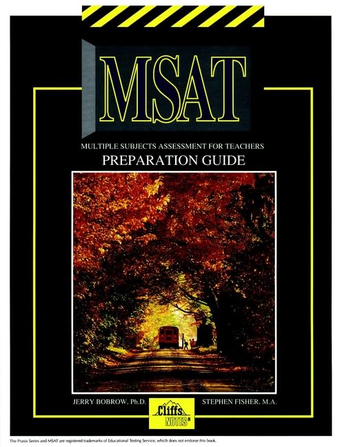 Multiple Subjects Assessment for Teachers Preparation Guide (Cliffs Test Prep),Used