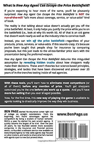 How Any Agent Can Escape the Price Battlefield: Insurance Sales Secrets 20 Years of My Best Secrets for Winning New Business O,Used