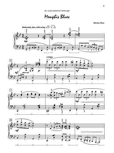 Jazz, Rags & Blues, Bk 5: 8 Original Pieces for the Later Intermediate to Early Advanced Pianist, Book & Online Audio,Used