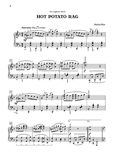 Jazz, Rags & Blues, Bk 5: 8 Original Pieces for the Later Intermediate to Early Advanced Pianist, Book & Online Audio,Used