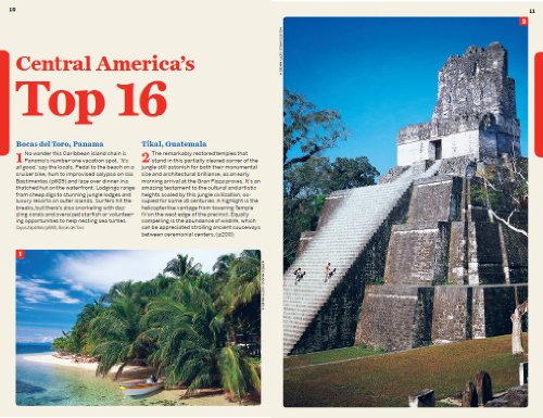 Central America on a Shoestring 8 (Lonely Planet Travel Guide),Used