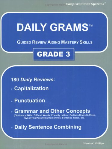 Daily Grams: Guided Review Aiding Mastery Skill, Grade 3,Used