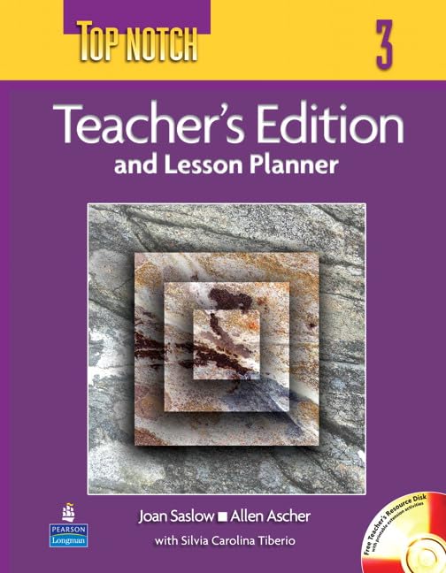 Top Notch 3 Teacher's Edition and Lesson Planner,Used