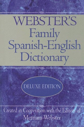 Webster's Family SpanishEnglish Dictionary (Spanish and English Edition),Used
