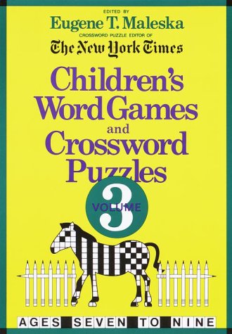 Children's Word Games and Crossword Puzzles Volume 3 (Other),Used