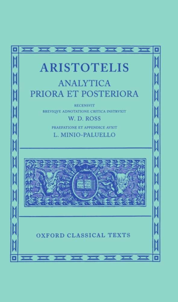 Analytica Priora et Posteriora (Oxford Classical Texts),Used