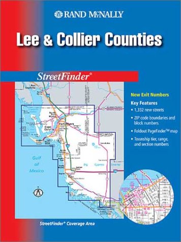 Rand McNally 2003 Streetfinder Atlas Lee & Collier Counties,Used