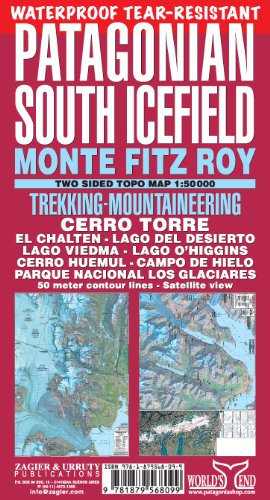 Patagonia South Icefield Trekking Mountaineering (Spanish and English Edition),Used
