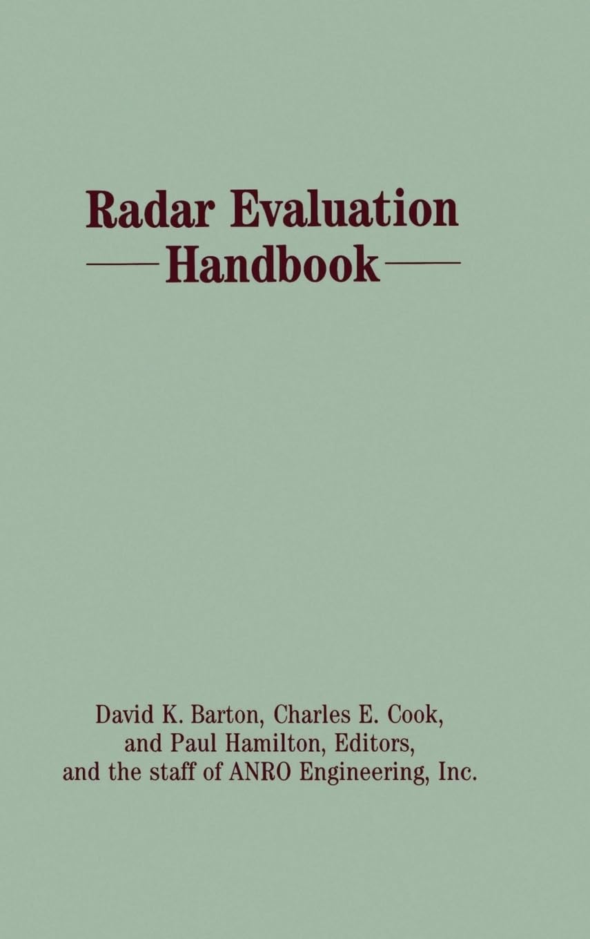 (Ipf)Radar Evaluation Handbook (Artech House Radar Library (Hardcover)),Used