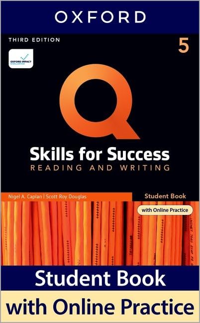 Q Skills for Success Reading and Writing, 5th Level 3rd Edition Student book and IQ Online Access,Used