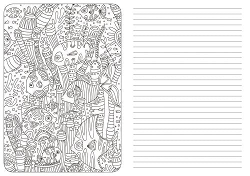 A Coloring Journal Fox,Used