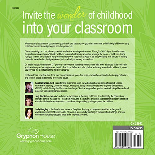 Through a Child's Eyes: How Classroom Design Inspires Learning and Wonder,Used