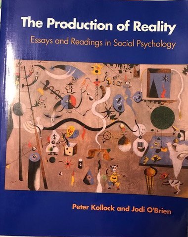 The Production of Reality: Essays and Readings in Social Psychology/Book and Disk (The Pine Forge Press Social Science Library),Used