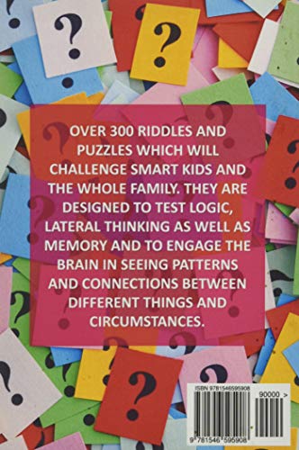 Difficult Riddles For Smart Kids: 300 Difficult Riddles And Brain Teasers Families Will Love (Thinking Books For Kids),Used