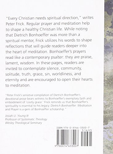 Dietrich Bonhoeffer: Meditation and Prayer,Used