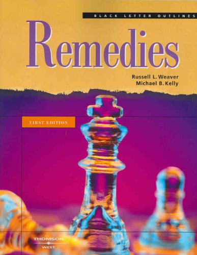 Black Letter Outline on Remedies,Used