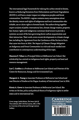 The Impact of Climate Change Mitigation on Indigenous and Forest Communities: International, National and Local Law Perspectives,Used