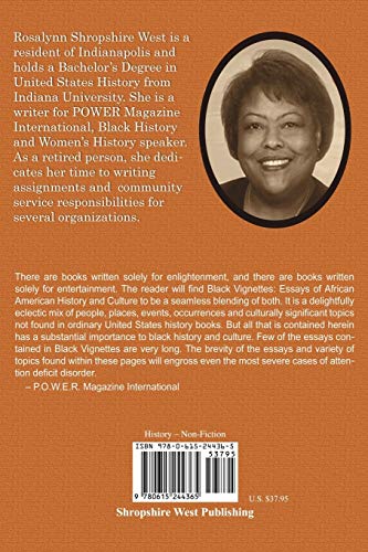 Black Vignettes: Essays in African American History & Culture,Used