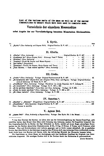 Grand Mass in C Minor, K. 427: SATB or SSAATTBB with SATB Soli (Orch.) (Latin Language Edition) (Kalmus Edition) (Latin Edition),Used