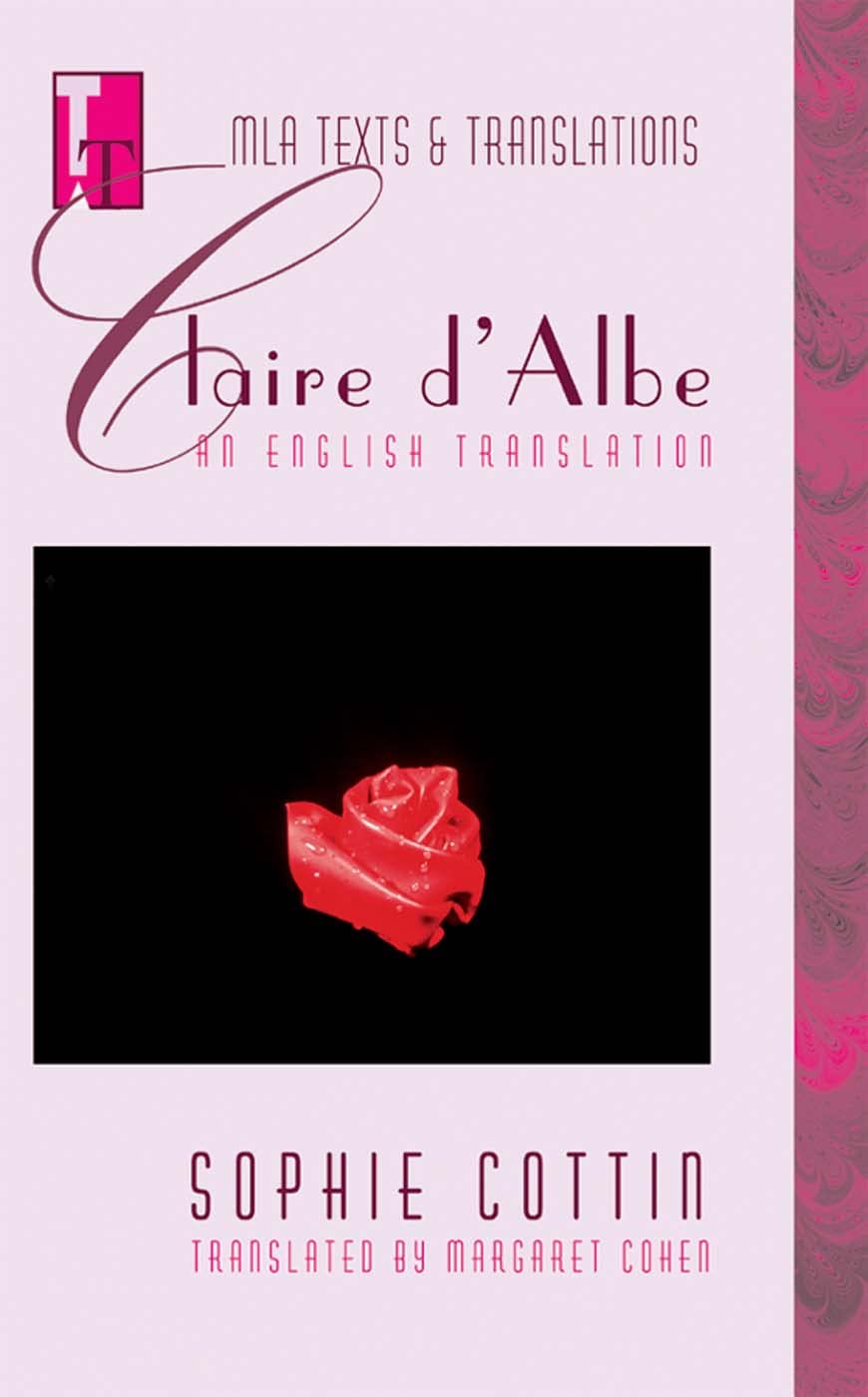 Claire d'Albe: An English Translation (MLA Texts and Translations),Used