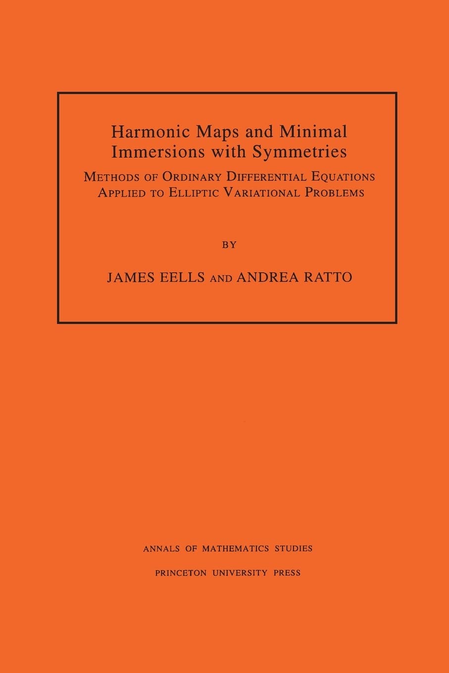 Harmonic Maps And Minimal Immersions With Symmetries,Used
