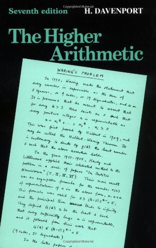 The Higher Arithmetic: An Introduction to the Theory of Numbers,Used