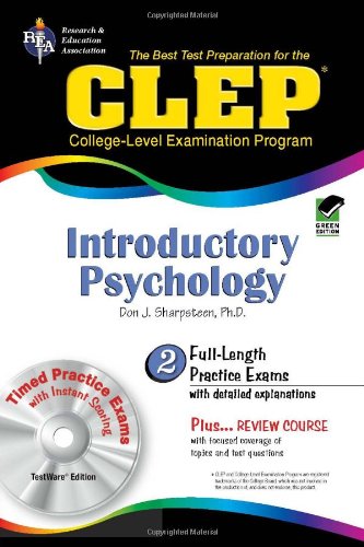 CLEP: Introductory Psychology, TestWare Edition (Book & CDROM),Used