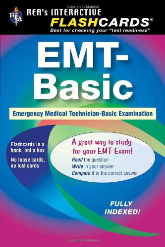 Emtbasic Interactive Flashcards Book For Emt (Rea) (Rea Test Preps), Not The Premium Edition,New