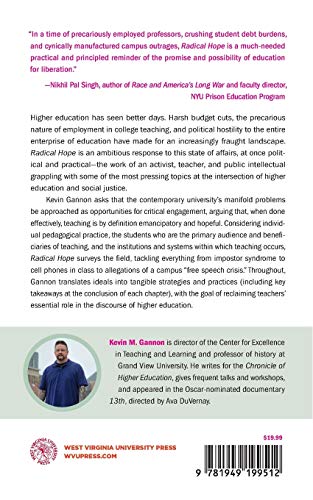 Radical Hope: A Teaching Manifesto (Teaching and Learning in Higher Education),Used