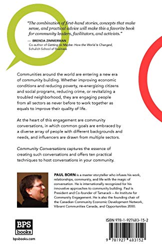 Community Conversations: Mobilizing the Ideas, Skills, and Passion of Community Organizations, Governments, Businesses, and Peop,Used