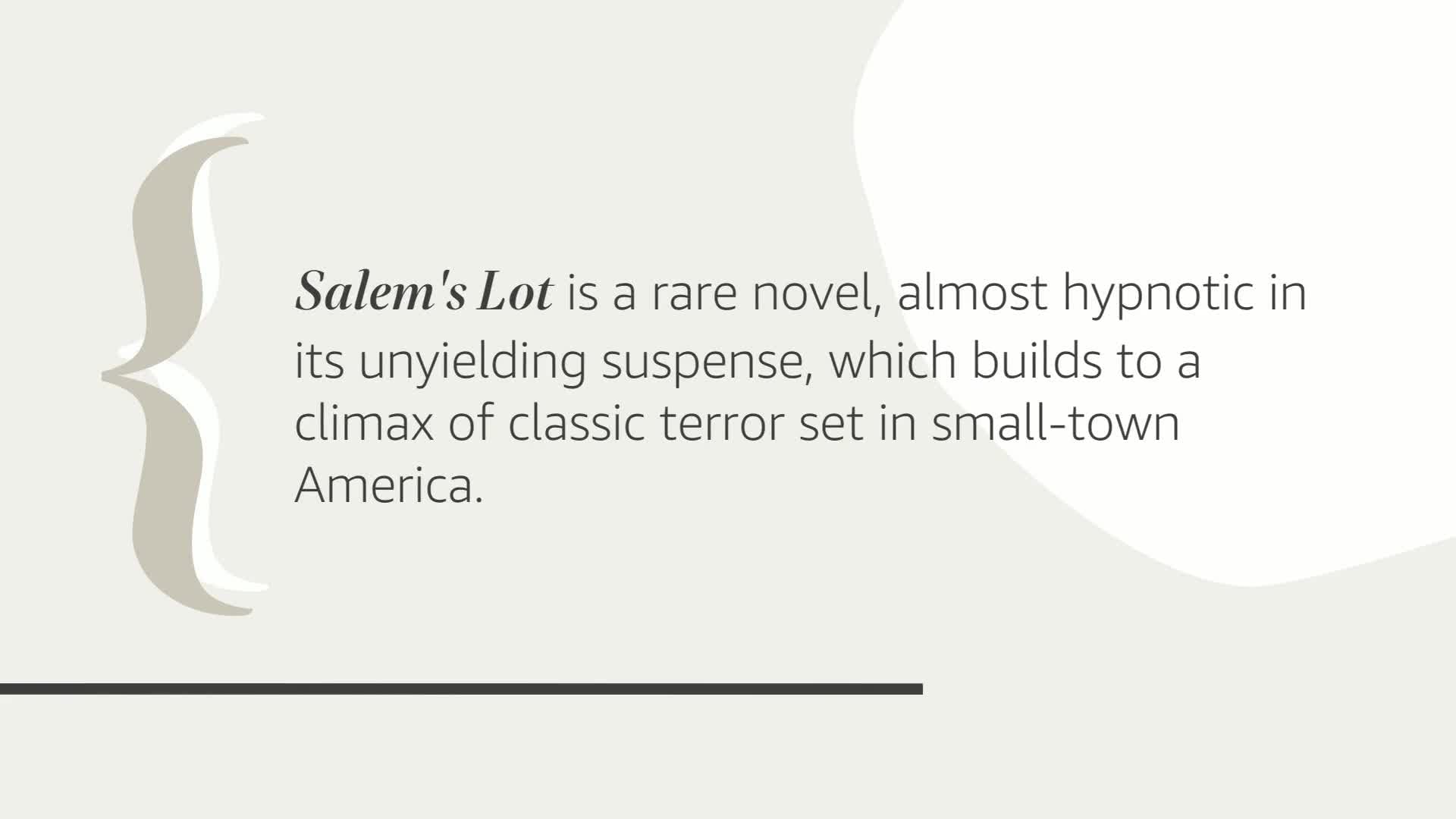 Salem'S Lot,New