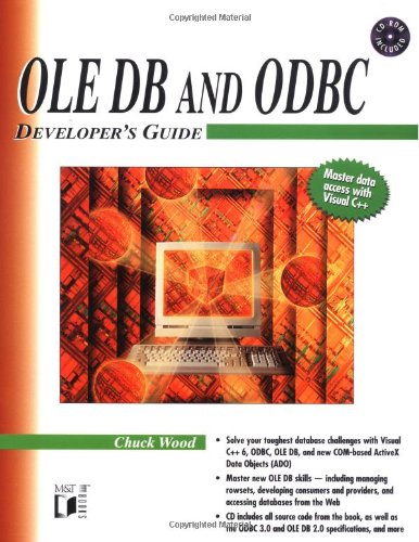 Ole Db And Odbc Developer'S Guide,Used