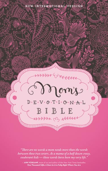 NIV, Mom's Devotional Bible, Hardcover,New