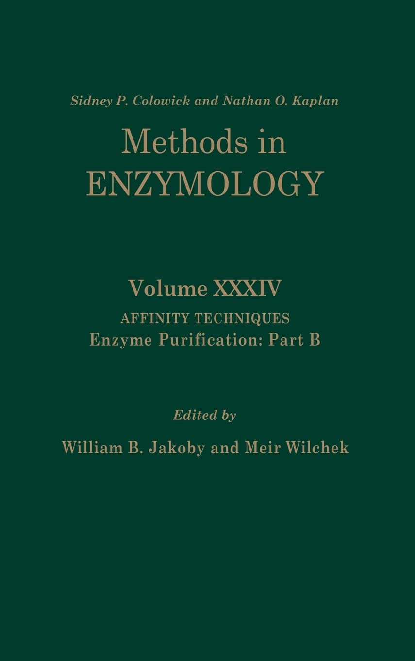 Affinity Techniques  Enzyme Purification: Part B (Volume 34) (Methods In Enzymology, Volume 34)