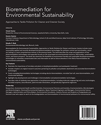 Bioremediation for Environmental Sustainability: Approaches to Tackle Pollution for Cleaner and Greener Society,Used