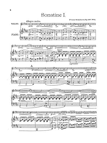 Three Sonatas, Op. 137 (Kalmus Edition),Used