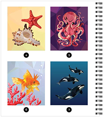 Brain Games  Sticker by Number: Ocean Treasures,New