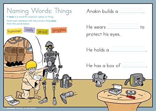 Star Wars Workbook: 1St Grade Reading (Star Wars Workbooks),New
