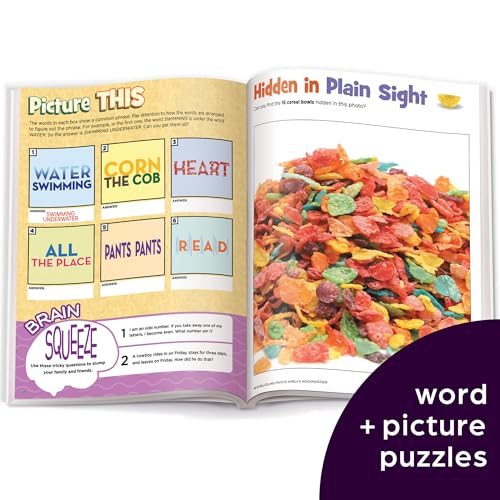 Ultimate Puzzle Challenge!: 125+ Brain Puzzles for Kids, Hidden Pictures, Mazes, Sudoku, Word Searches, Logic Puzzles and More, ,Used