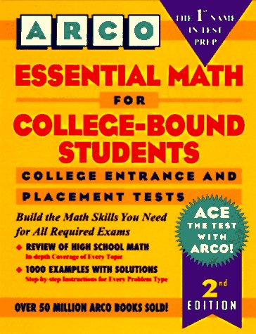Arco Essential Math For Collegebound Students,Used