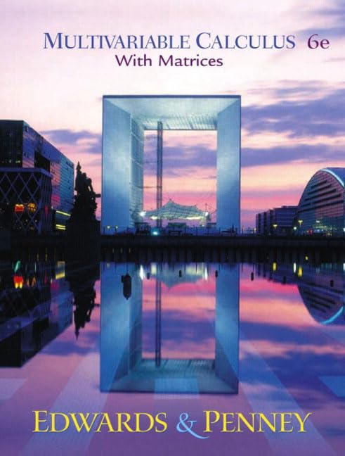 Multivariable Calculus with Matrices (6th Edition),Used