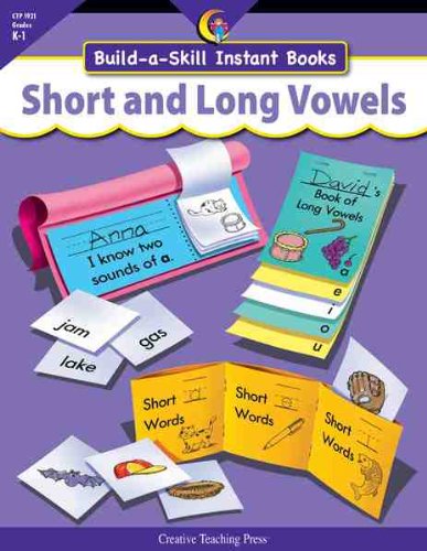 SHORT AND LONG VOWELS, BUILDASKILL INSTANT BOOKS,Used