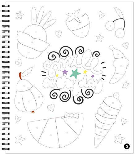 Brain Games  Sticker by Number: Smile Every Day,New