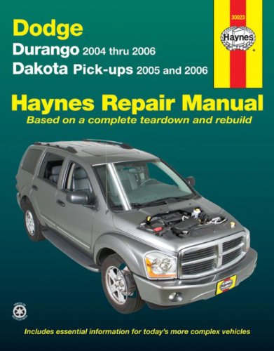 Dodge Durango 0406 & Dakota PickUps 0506 (Hayne's Automotive Repair Manual),Used