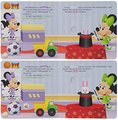 Disney Growing Up Stories with Minnie Mouse  First Pet!  Spin& Slide Surprise!  PI Kids,Used