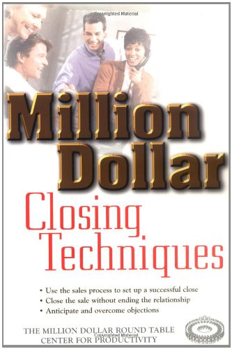 Million Dollar Closing Techniques (Million Dollar Round Table),New
